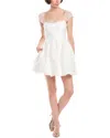 Amanda Uprichard Clydette Mini Dress In Neutral