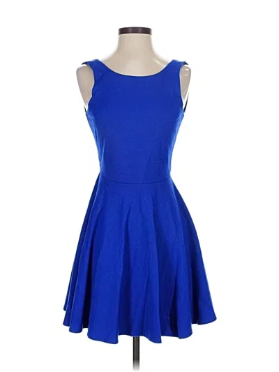 Pre-owned Amanda Uprichard Cocktail Dress In Blue