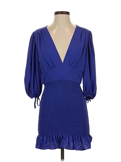 Pre-owned Amanda Uprichard Cocktail Dress In Blue