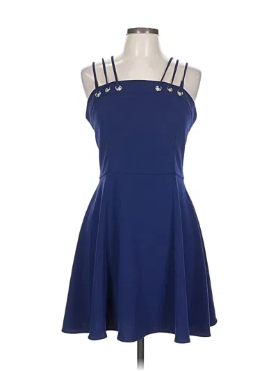 Pre-owned Amanda Uprichard Cocktail Dress In Blue