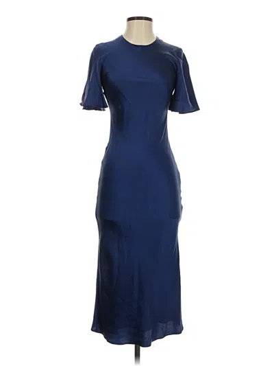 Pre-owned Amanda Uprichard Cocktail Dress In Blue
