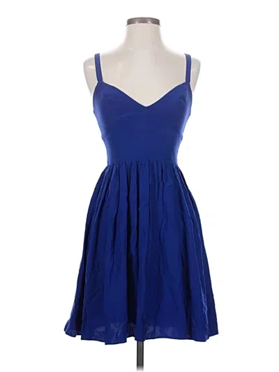 Pre-owned Amanda Uprichard Cocktail Dress In Blue