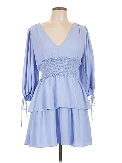 Pre-owned Amanda Uprichard Cocktail Dress In Blue