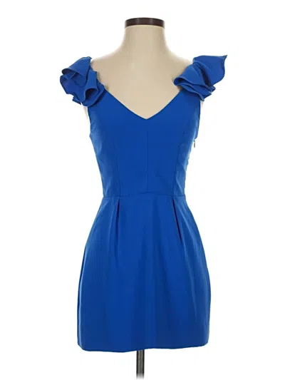 Pre-owned Amanda Uprichard Cocktail Dress In Blue