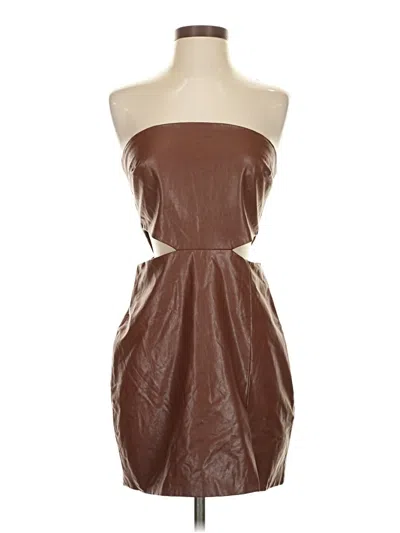 Pre-owned Amanda Uprichard Cocktail Dress In Brown