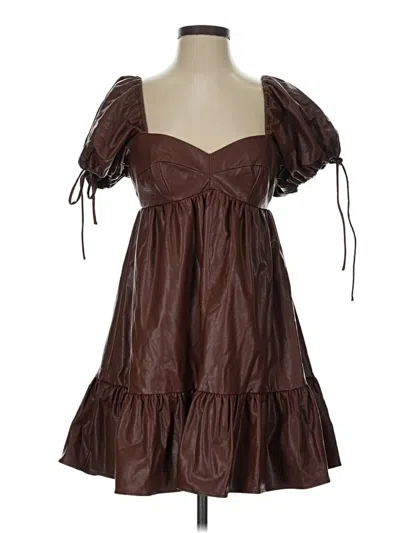 Pre-owned Amanda Uprichard Cocktail Dress In Brown
