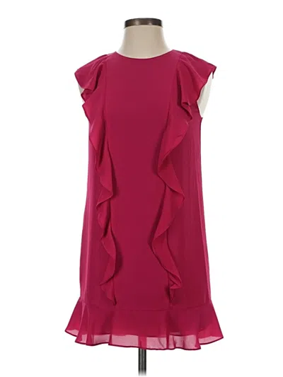 Pre-owned Amanda Uprichard Cocktail Dress In Burgundy