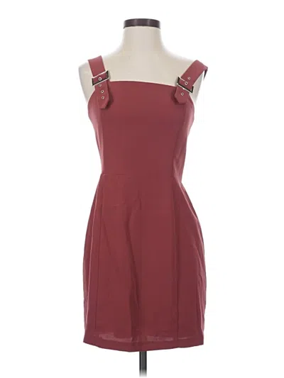 Pre-owned Amanda Uprichard Cocktail Dress In Burgundy