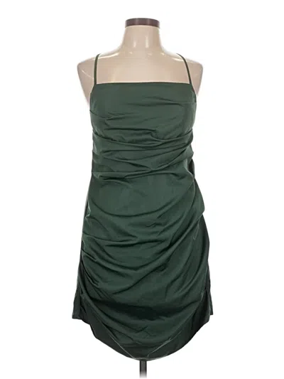 Pre-owned Amanda Uprichard Cocktail Dress In Green