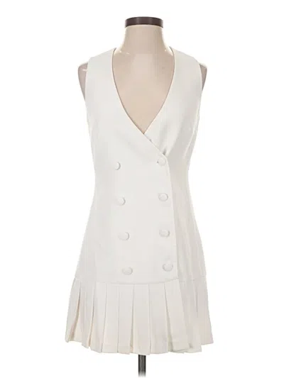 Pre-owned Amanda Uprichard Cocktail Dress In Ivory