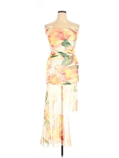 Pre-owned Amanda Uprichard Cocktail Dress In Ivory