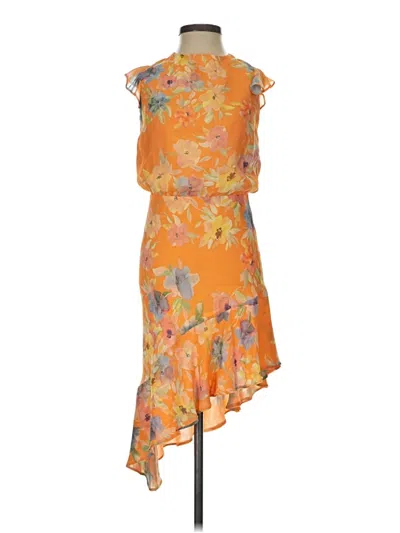 Pre-owned Amanda Uprichard Cocktail Dress In Orange