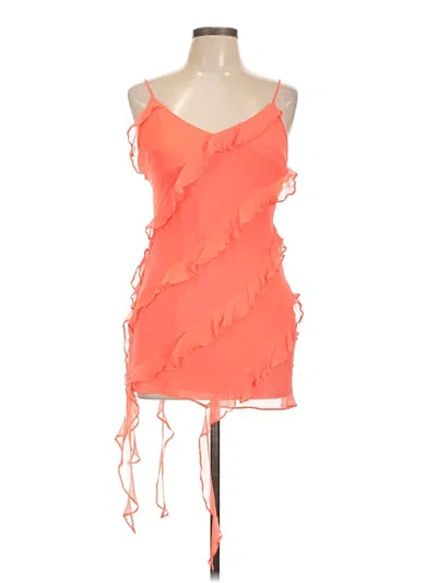 Pre-owned Amanda Uprichard Cocktail Dress In Orange