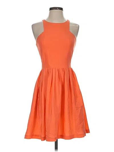 Pre-owned Amanda Uprichard Cocktail Dress In Orange