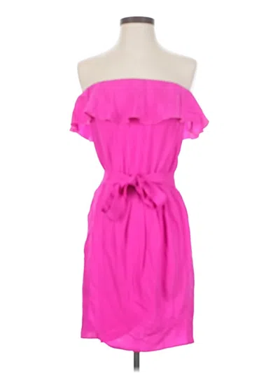 Pre-owned Amanda Uprichard Cocktail Dress In Pink