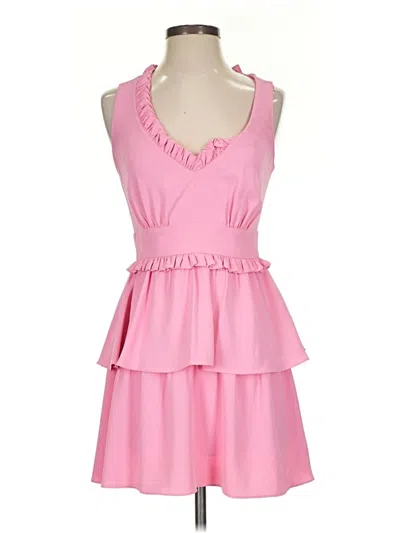 Pre-owned Amanda Uprichard Cocktail Dress In Pink