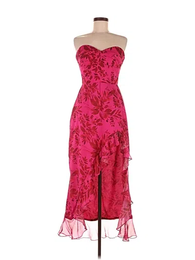 Pre-owned Amanda Uprichard Cocktail Dress In Pink