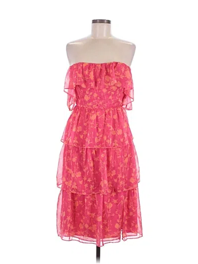Pre-owned Amanda Uprichard Cocktail Dress In Pink