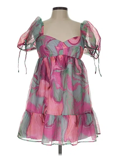 Pre-owned Amanda Uprichard Cocktail Dress In Pink