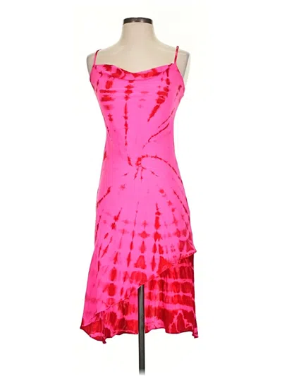 Pre-owned Amanda Uprichard Cocktail Dress In Pink