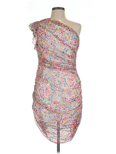 Pre-owned Amanda Uprichard Cocktail Dress In Pink