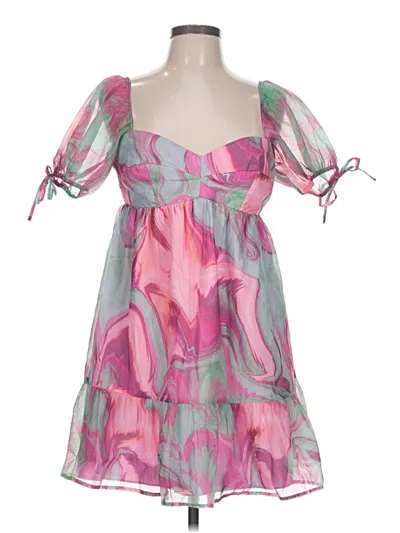 Pre-owned Amanda Uprichard Cocktail Dress In Pink