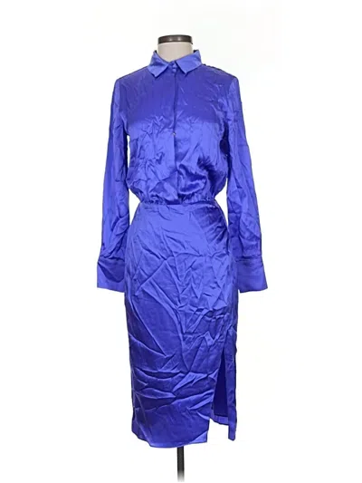 Pre-owned Amanda Uprichard Cocktail Dress In Purple