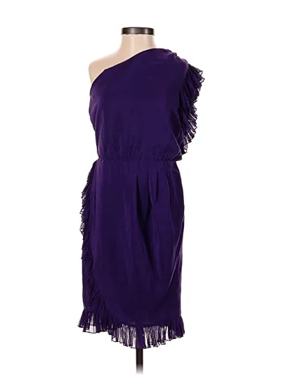 Pre-owned Amanda Uprichard Cocktail Dress In Purple