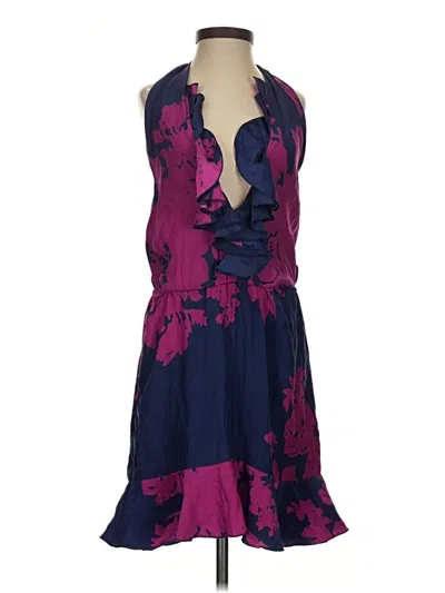 Pre-owned Amanda Uprichard Cocktail Dress In Purple