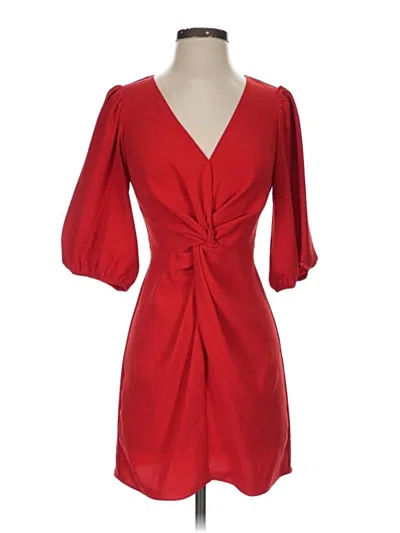 Pre-owned Amanda Uprichard Cocktail Dress In Red