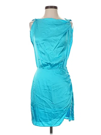Pre-owned Amanda Uprichard Cocktail Dress In Teal