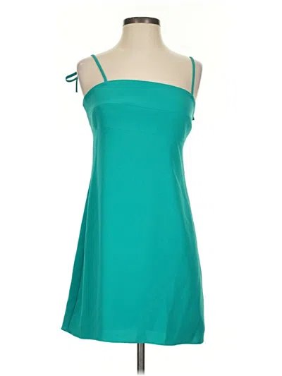 Pre-owned Amanda Uprichard Cocktail Dress In Teal