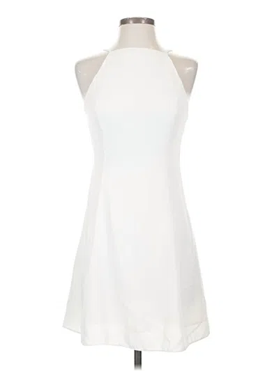 Pre-owned Amanda Uprichard Cocktail Dress In White