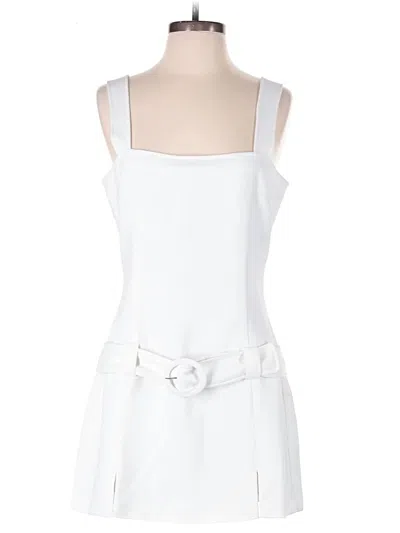 Pre-owned Amanda Uprichard Cocktail Dress In White