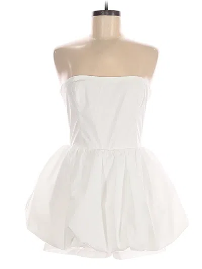 Pre-owned Amanda Uprichard Cocktail Dress In White