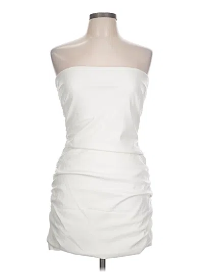 Pre-owned Amanda Uprichard Cocktail Dress In White