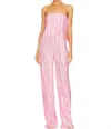 Amanda Uprichard Collina Jumpsuit In Blue