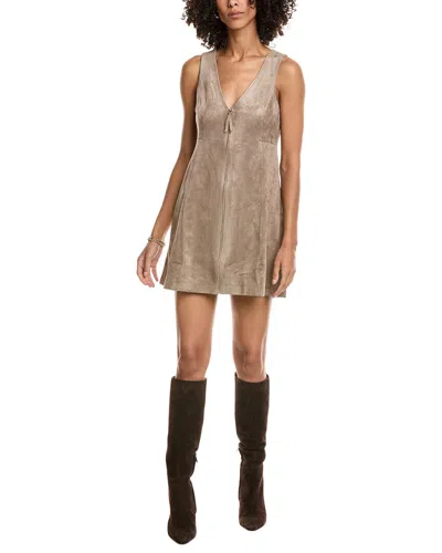 Amanda Uprichard Collins Dress In Brown