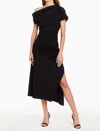 Amanda Uprichard Columba Dress In Black In Black