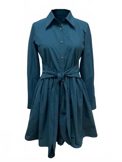 Amanda Uprichard Conaire Dress In Teal In Blue
