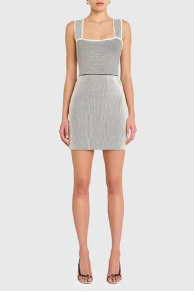 Amanda Uprichard Corenne Mini Dress In Gray