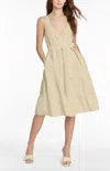 Amanda Uprichard Cortland Dress In Beige In Beige