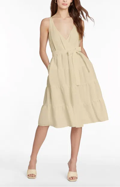 Amanda Uprichard Cortland Dress In Beige