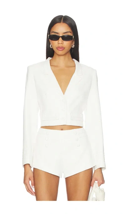 Amanda Uprichard Courtney Jacket In White