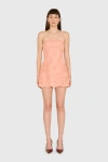 Amanda Uprichard Daisy Romper In Orange