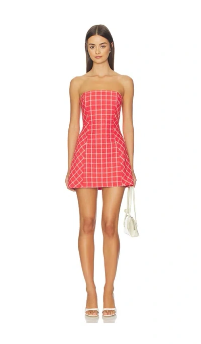 Amanda Uprichard Daisy Romper In Pink