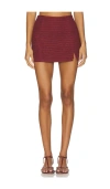 Amanda Uprichard Dale Skort In Red