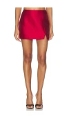 Amanda Uprichard Dale Skort In Red