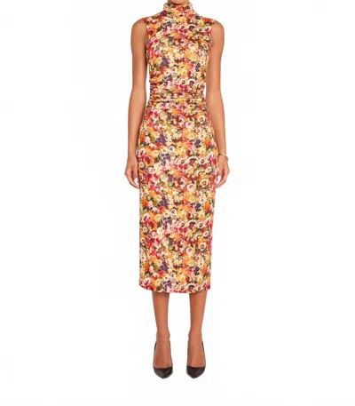 AMANDA UPRICHARD DAMIRA MAXI DRESS IN MULTICOLOR