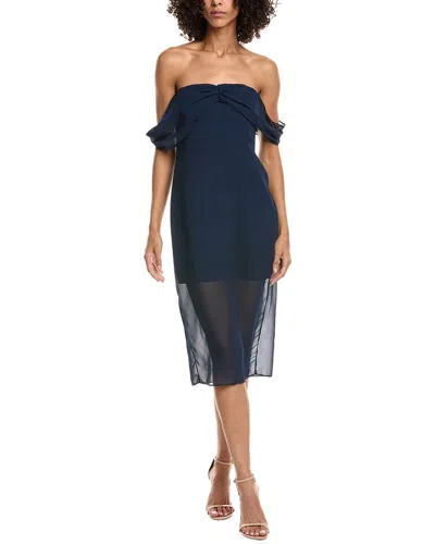 Amanda Uprichard Darien Dress In Blue